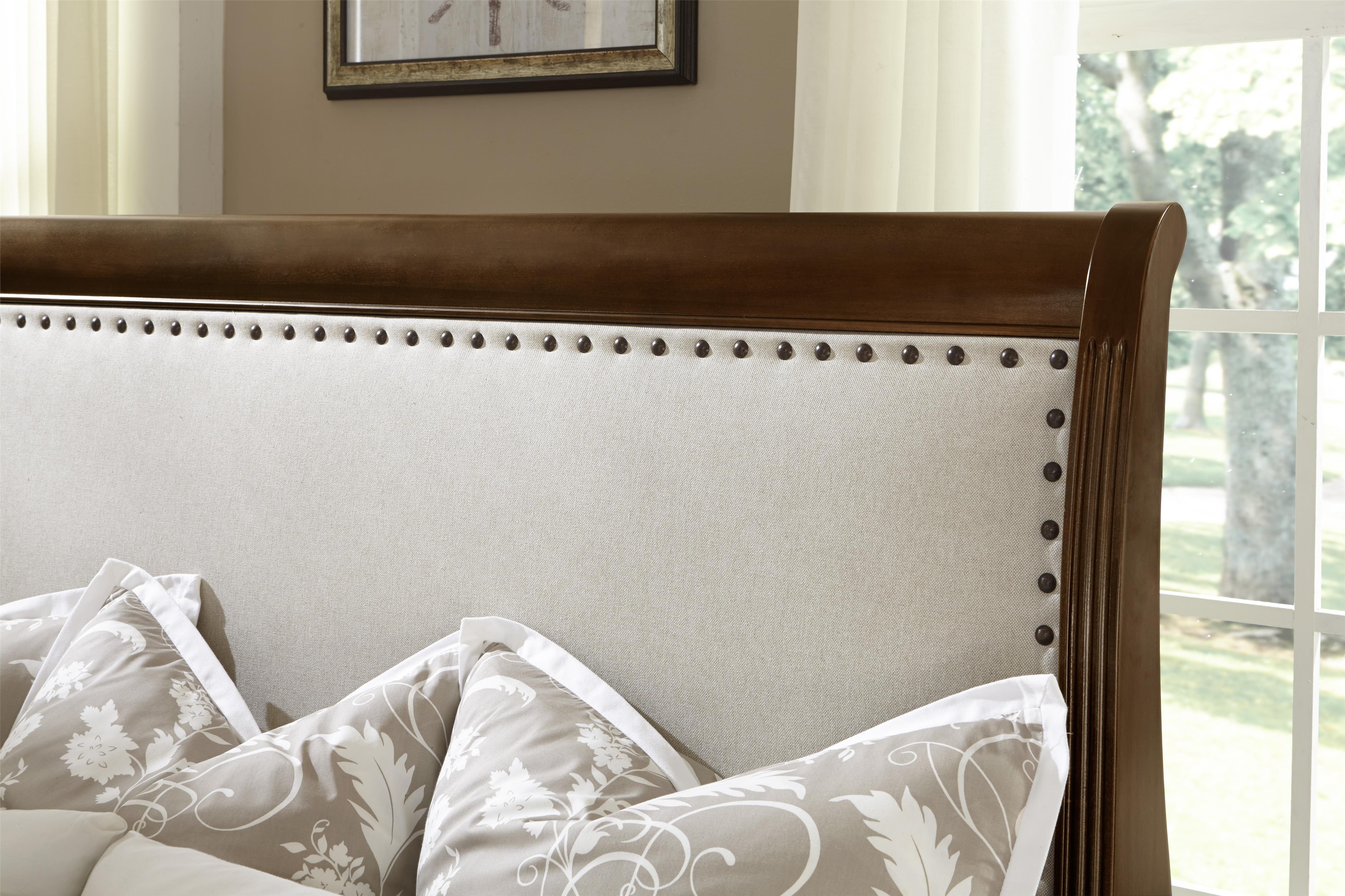 Vaughan Bassett French Market 382553 Queen Upholstered Headboard (Linen) Becker Furniture